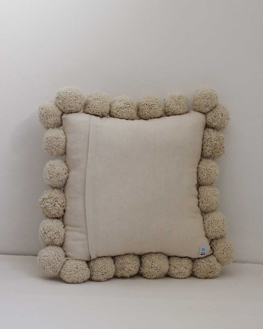 Large Pom Pom Pillow Cover