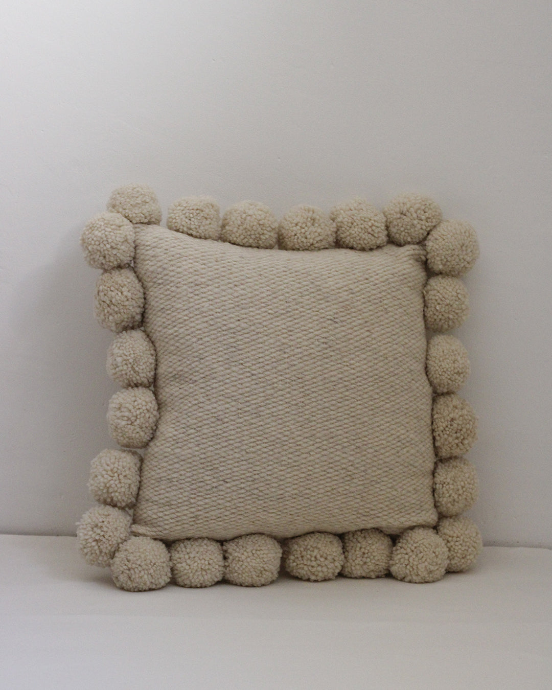 Large Pom Pom Pillow Cover